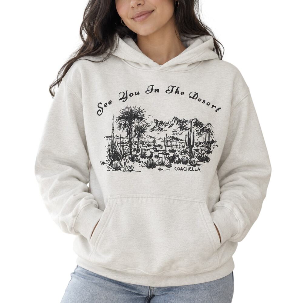 Coachella See You in the Desert Heavyweight Hoodie S Limited Edition